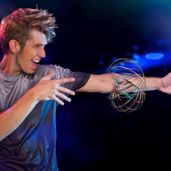 Flow Ring Fidget Spinner Bracelet Kids & Adults, Stress Relief Sensory Toys Fest - Picture 5 of 6